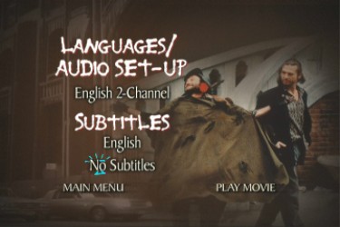 dvd menu - setup